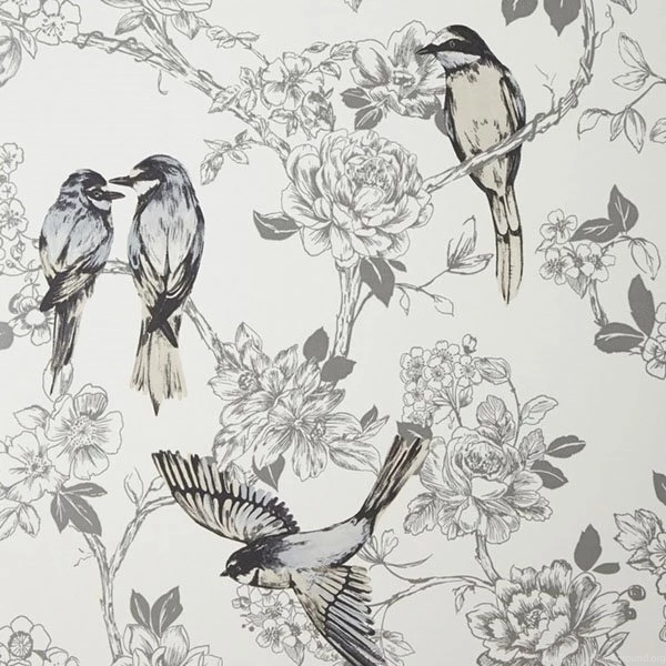 Prestigious Textiles Songbird Wallpapers Dove 1616 903