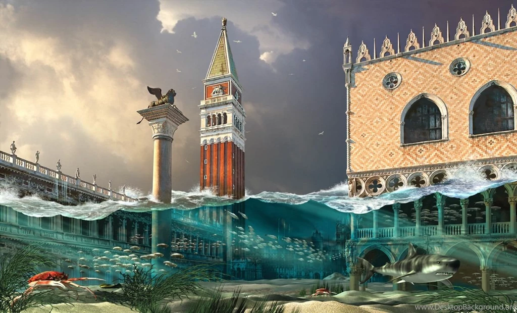 Wired Venice Hi Fantasy Landscapes Wallpapers Image