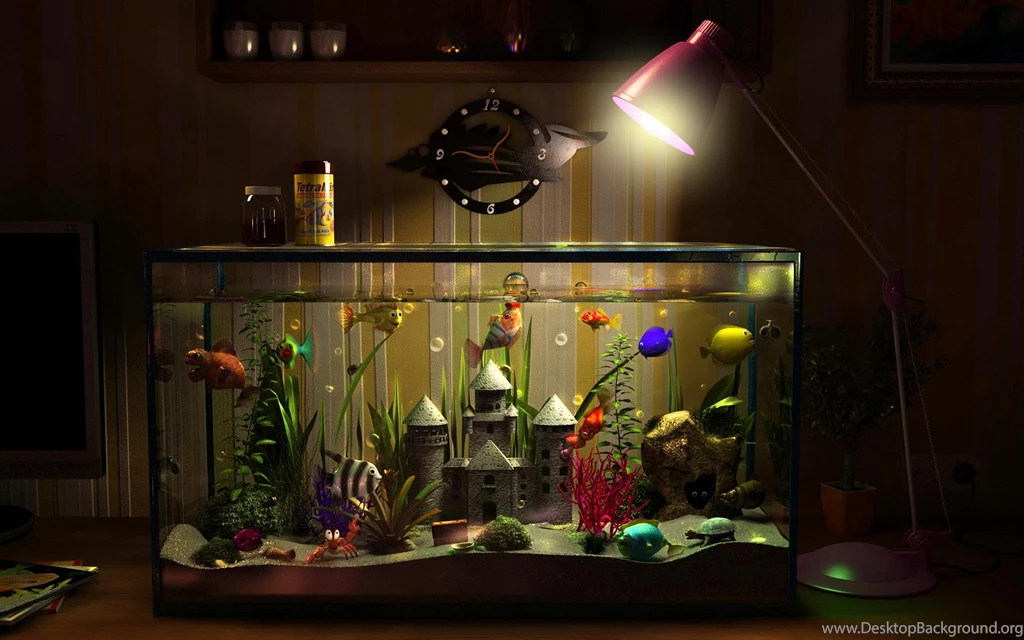 Desktop Wallpapers · Gallery · Windows 7 · Happy Aquarium