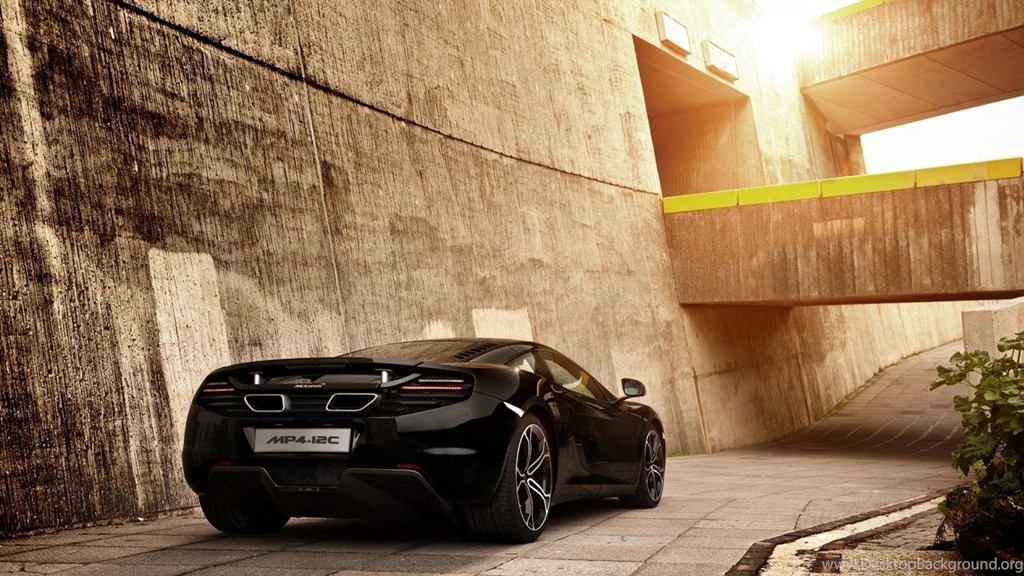 McLaren MP4 12C Black Wallpapers Image