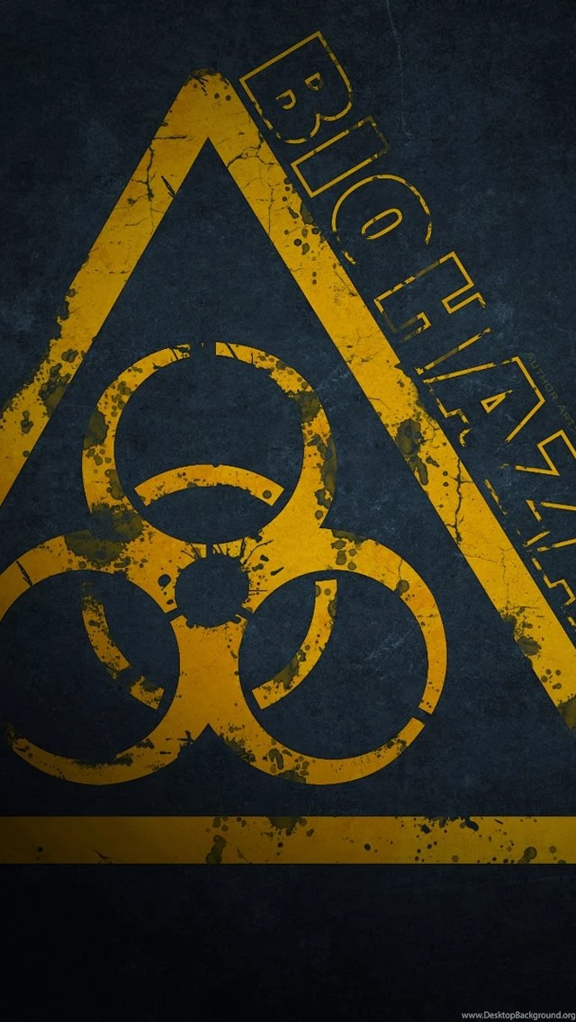 BioHazard Sign iPhone 5s Wallpapers Download