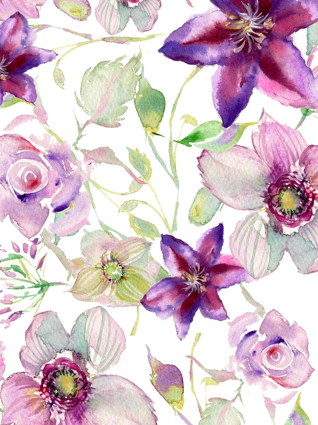 Watercolor Wallpapers And Lock Screen DownloadsMomental Designs Desktop ...