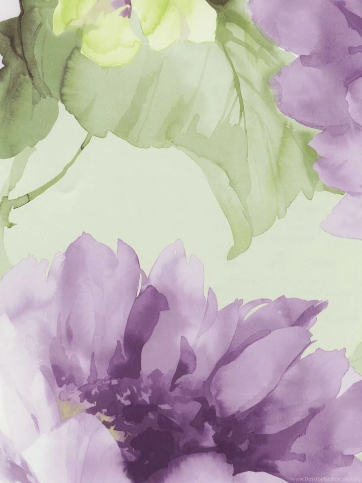 Grey Large Floral Wallpapers Interior Home Decor