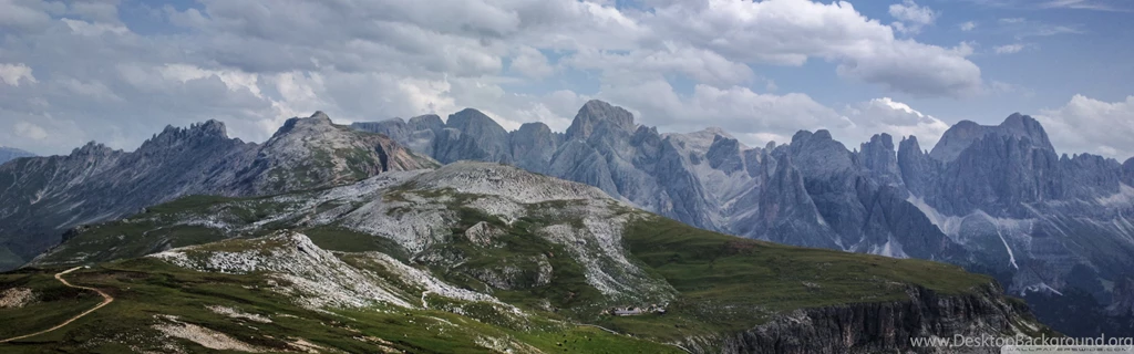 Rosengarten Mountain Range In Italy HD Desktop Wallpapers ...