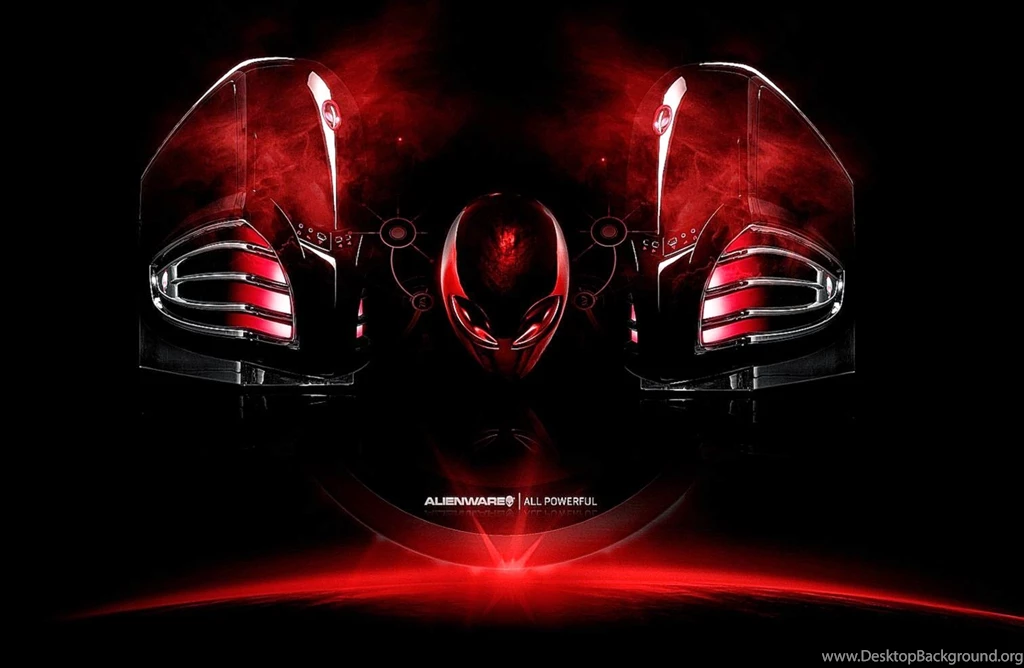 Red Wallpapers Alienware Logo Desktop Background