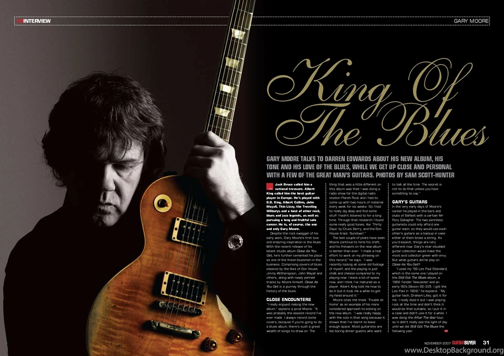 GARY MOORE Blues Rock Heavy Metal Guitar Jazz Fusion Progressive ...