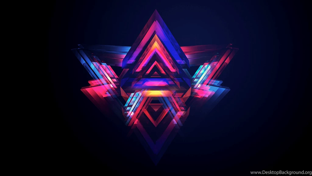 Abstract Cool 3D Colorful Shape Free Wallpapers HD