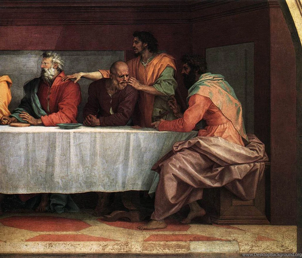 The Last Supper Detail3 Italian Renaissance Andrea Del Sarto Art ...