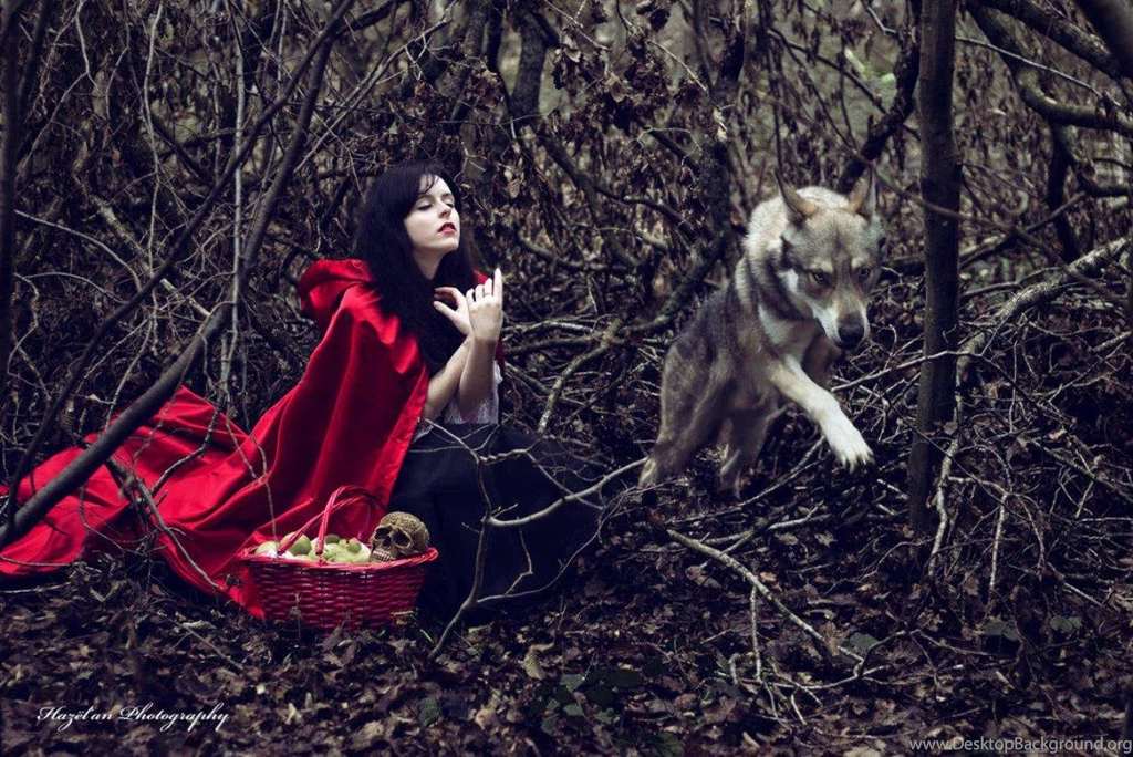 LITTLE RED RIDING HOOD WALLPAPER (