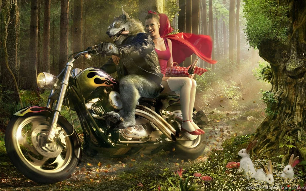 Little Red Riding Hood Parody Fairy Tales & Fables Wallpapers ...