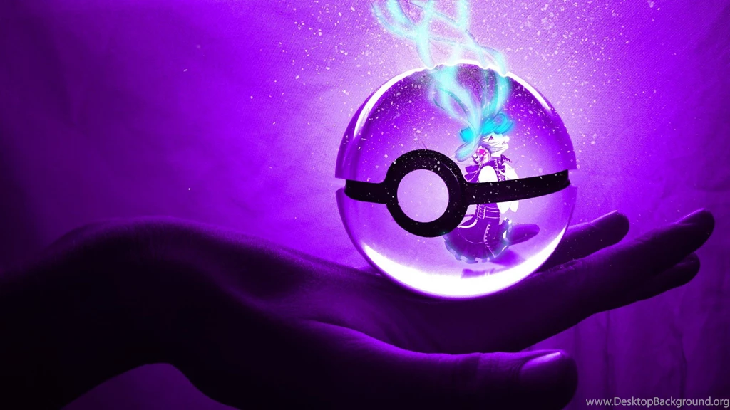 Best 30 Pokemon Ball 3d Wallpapers Free Download Purple 