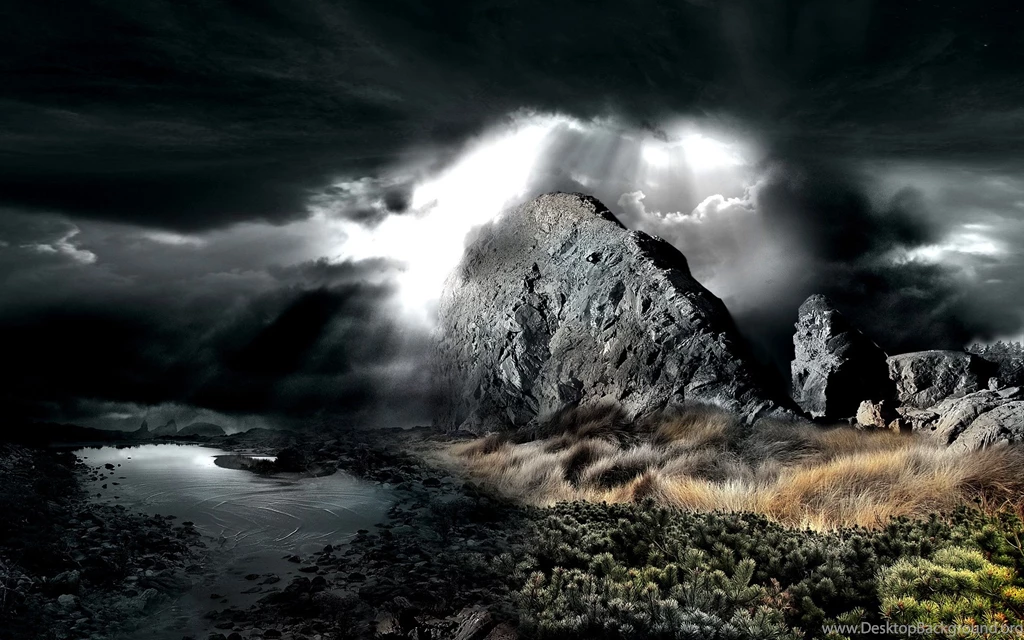Rock, Landscape, Dark, Background, Music, Tapety, Wallpapers ...
