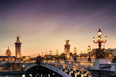 The Pont Alexandre Iii Bridge, Paris / HD iPad Wallpapers