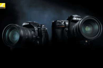 Girl With A Nikom Camera Wallpapers