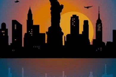 New York City Backgrounds Vector