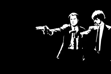 Full HD Wallpapers Pulp Fiction Black And White John Travolta ...