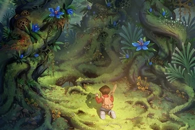 Fantasy Forest iPhone 4s Wallpapers Download