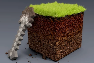 Download Wallpapers 1920x1080 Minecraft, Ground, Grass, Cube Full ...