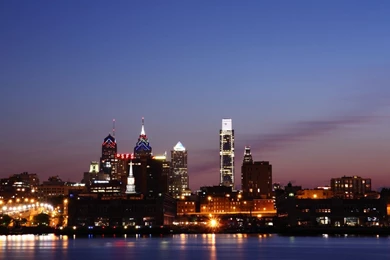 Download Wallpapers 2048x1152 Philadelphia, Sea, City, City Lights ...