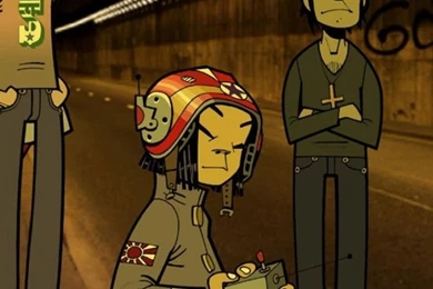 Download Wallpapers 750x1334 Gorillaz, Band, Members, Road, Tunnel ...