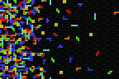 Tetris Fabric, Wallpapers & Gift Wrap Spoonflower