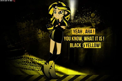 Black And Yellow Sunset Shimmer Wallpapers By DaWIIZ, KiattaKatt ...