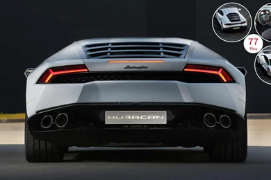 2015 Lamborghini Huracan LP 610 4 Rear