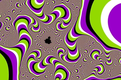 Psychedelic Screen melt Illusion