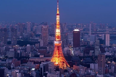 Tokyo Skyline iPad Air Wallpapers Download