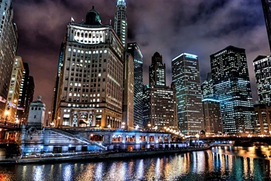 Top Chicago Skyline Wallpapers Hd Images For Pinterest