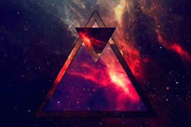 Space Triangles HD Wallpapers