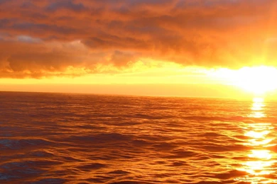 2048x2048 Ocean Sunset Wallpapers