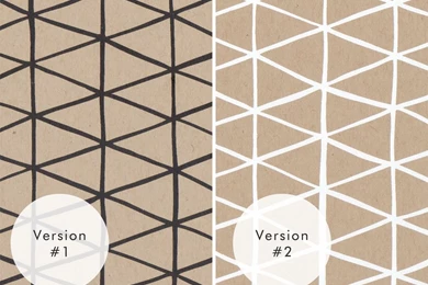 Free Patterned iPhone Wallpapers – Kraft Triangles – Blog Cotton ...