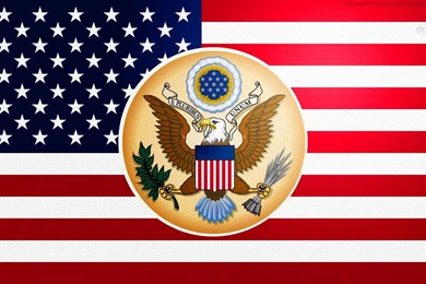 US America Flag Pin Desktop Wallpapers With Eagle Symbol