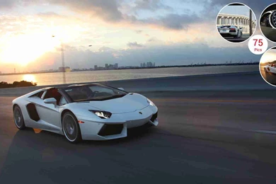 2014 Lamborghini Aventador LP 700 4 Roadster Front