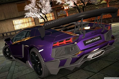 Download Lamborghini Aventador Lp700 4 Purple Wallpapers 1920x1080 ...