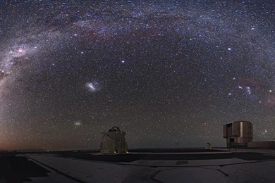 Galaxy Milky Way Telescope Venus Orion Moon