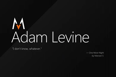 Maroon 5 Adam Levine Wallpapers Widescreen