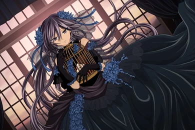 Download Wallpapers 1920x1080 Pandora Hearts, Girl, Dress, Cell ...