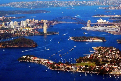 Sydney Harbor Aerial View Sydney Harbor Aerial View – Photos ...
