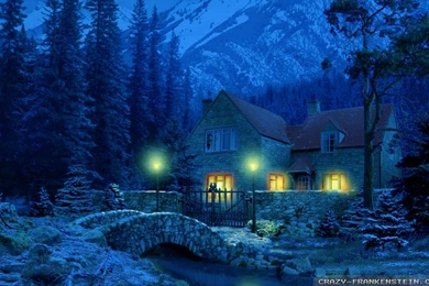 Winter Night Wallpapers Desktop