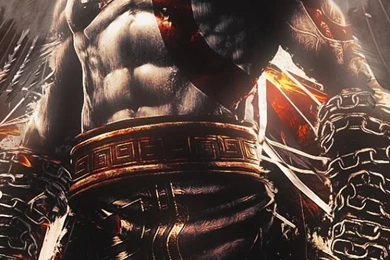 iPhone 5S, 5C, 5 Kratos Wallpapers HD, Desktop Backgrounds 640x1136