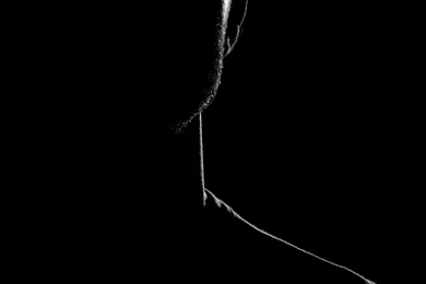 Black (& White) Friday: Low Key Self Portrait