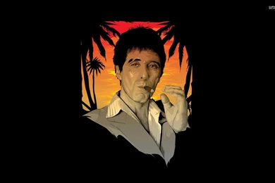 Tony Montana Scarface Wallpapers Vector Wallpapers
