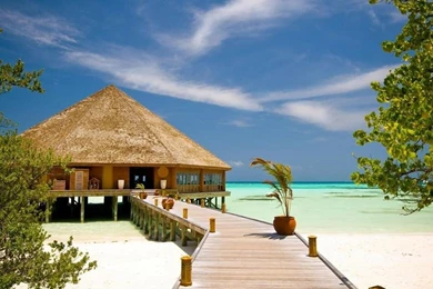 Ocean,nature Ocean Nature Hut Peaceful 2560x1920 Wallpapers – Ocean ...