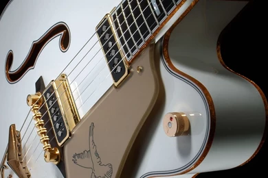 Gretsch White Falcon Electric Guitar Wallpapers Music Wallpapers ...