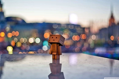 Danbo In The City Wallpapers 1080p HD