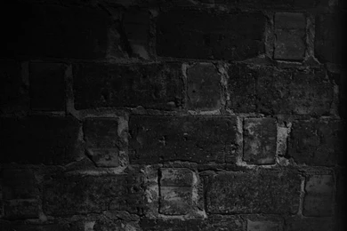 Download Wallpapers 1024x600 Wall, Brick, Texture, Shadow, Black ...