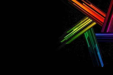 1366x768 Colors On Black Desktop PC And Mac Wallpapers