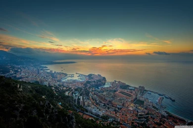 Monaco Aerial View HD Desktop Wallpapers : High Definition : Mobile